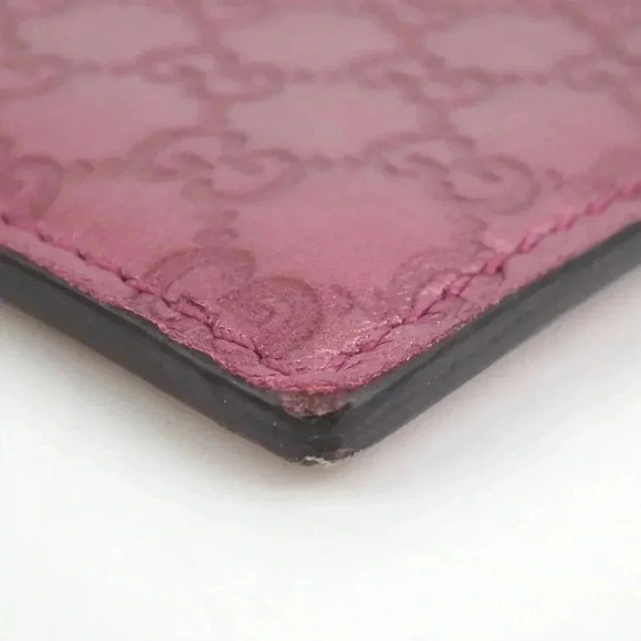 Authentic GUCCI 282089・534041 Micro Guccisima Card Case leather Pink - Picture 12 of 12